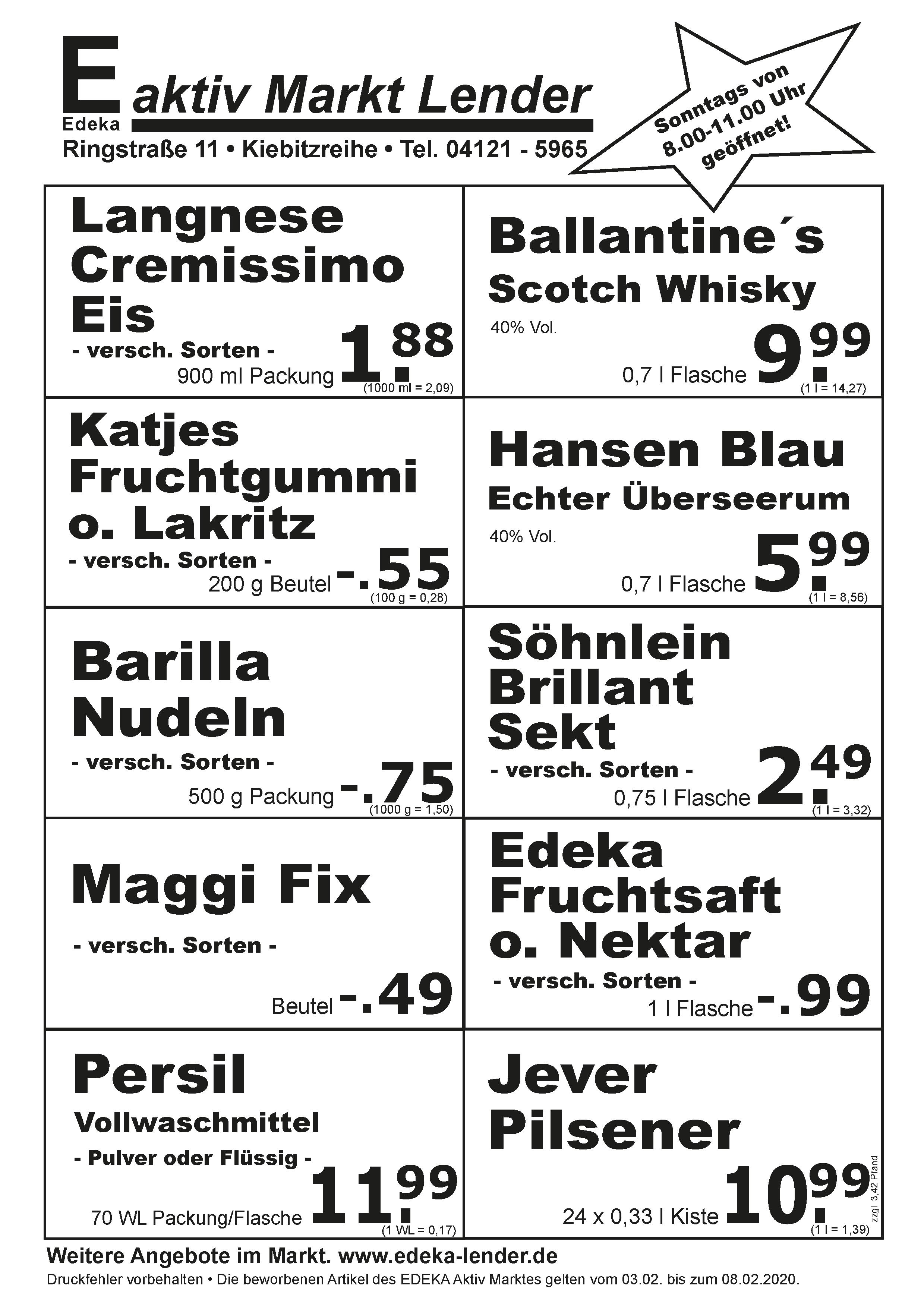 Angebote Rückseite Angebote Rückseite