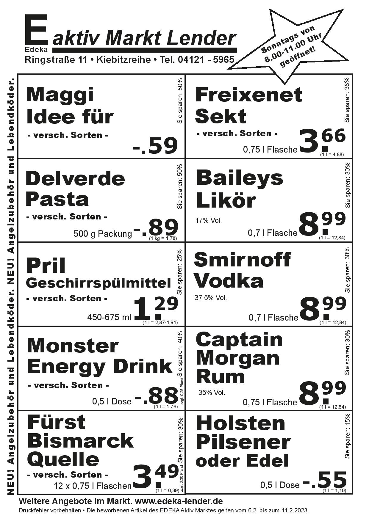 Angebote Rückseite Angebote Rückseite