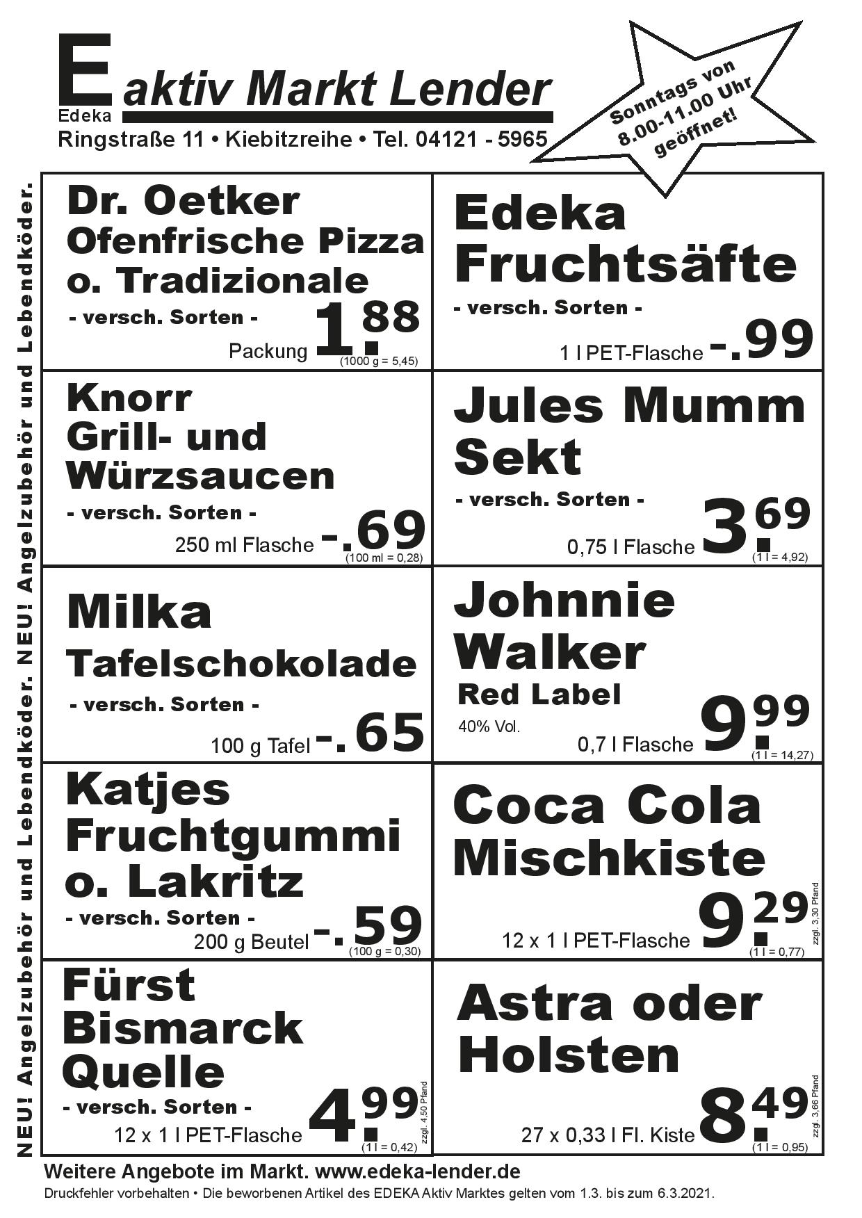 Angebote Rückseite Angebote Rückseite
