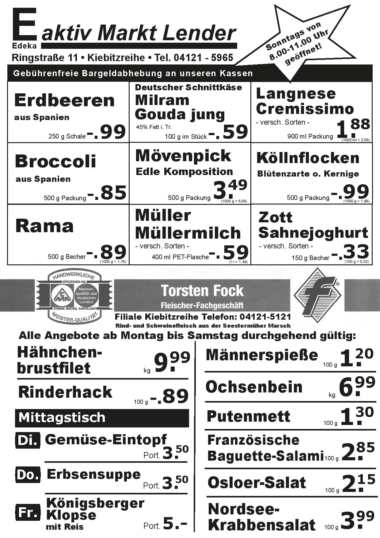 Angebote Vorderseite Angebote Vorderseite